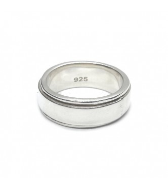 R002425 Handmade Sterling Silver Ring Spinner Band As It Was Genuine Solid Stamped 925